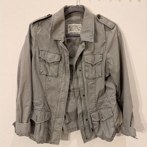 Light Gray Utility Field Jacket